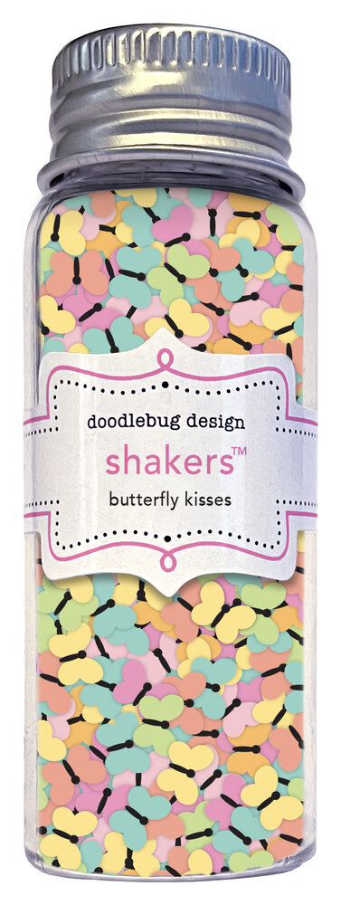 Doodlebug Design Butterfly Kisses Shakers (8784) Doodlebug Design Butterfly Kisses Shakers (8784)
