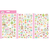 Doodlebug Design Butterfly Kisses Mini Icons Stickers (8786)