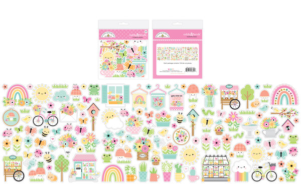 Doodlebug Design Butterfly Kisses Odds & Ends (8801)