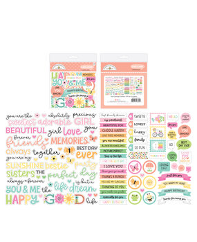 Doodlebug Design Butterfly Kisses Chit Chat (8802)