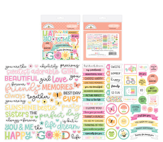 Doodlebug Design Butterfly Kisses Chit Chat (8802)