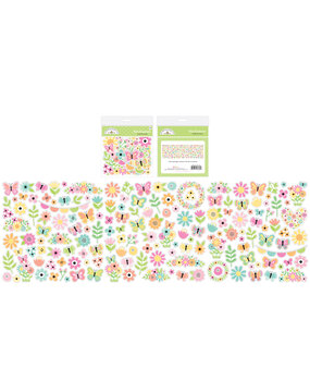 Doodlebug Design Butterfly Kisses Bits & Pieces (8803) Doodlebug Design Butterfly Kisses Bits & Pieces (8803)