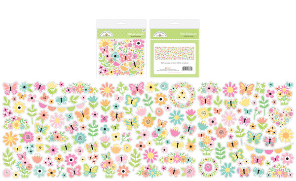 Doodlebug Design Butterfly Kisses Bits & Pieces (8803) Doodlebug Design Butterfly Kisses Bits & Pieces (8803)