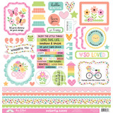 Doodlebug Design Butterfly Kisses This & That Stickers (8807)