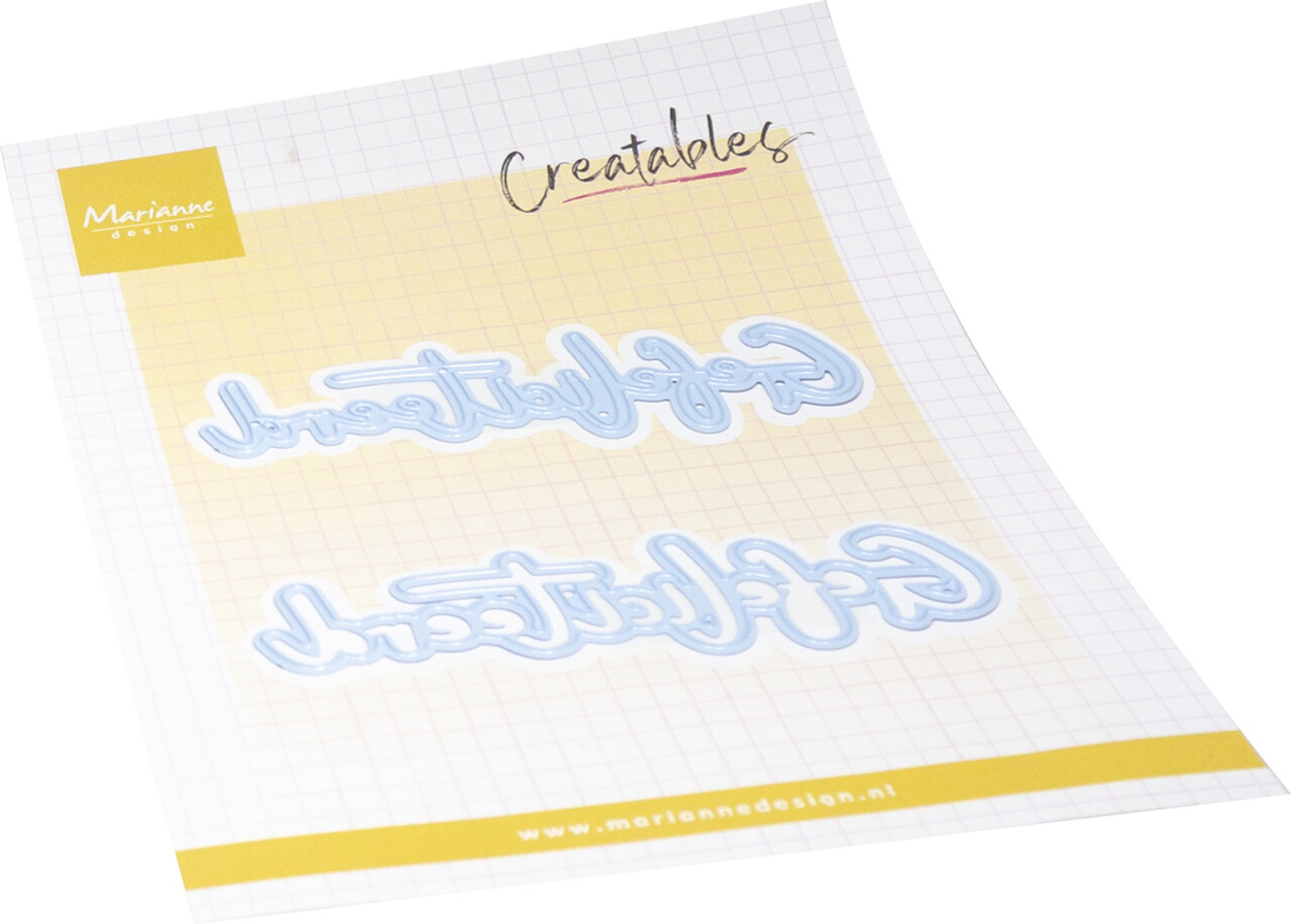 Marianne Design Creatable Gefeliciteerd (LR0905) Marianne Design Creatable Gefeliciteerd (LR0905)