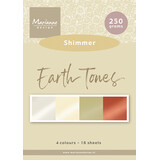 Marianne Design Earth Tones A5 Paper Pad Shimmer (PK9206)