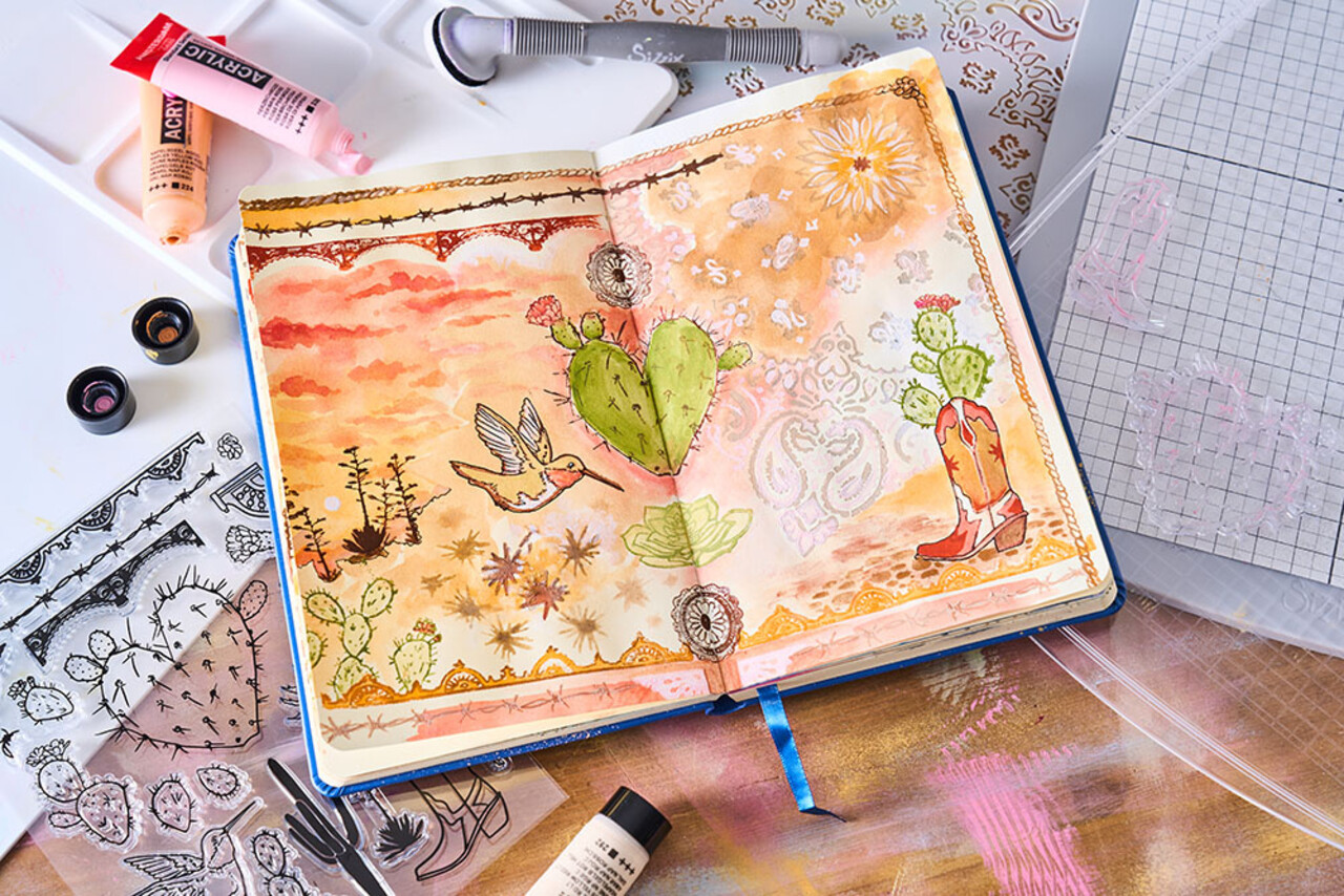 Sizzix Studio Clear Stamps w/Stencils by Vic Hollins Western (22+3pcs) (666854) Sizzix Studio Clear Stamps w/Stencils by Vic Hollins Western (22+3pcs) (666854)