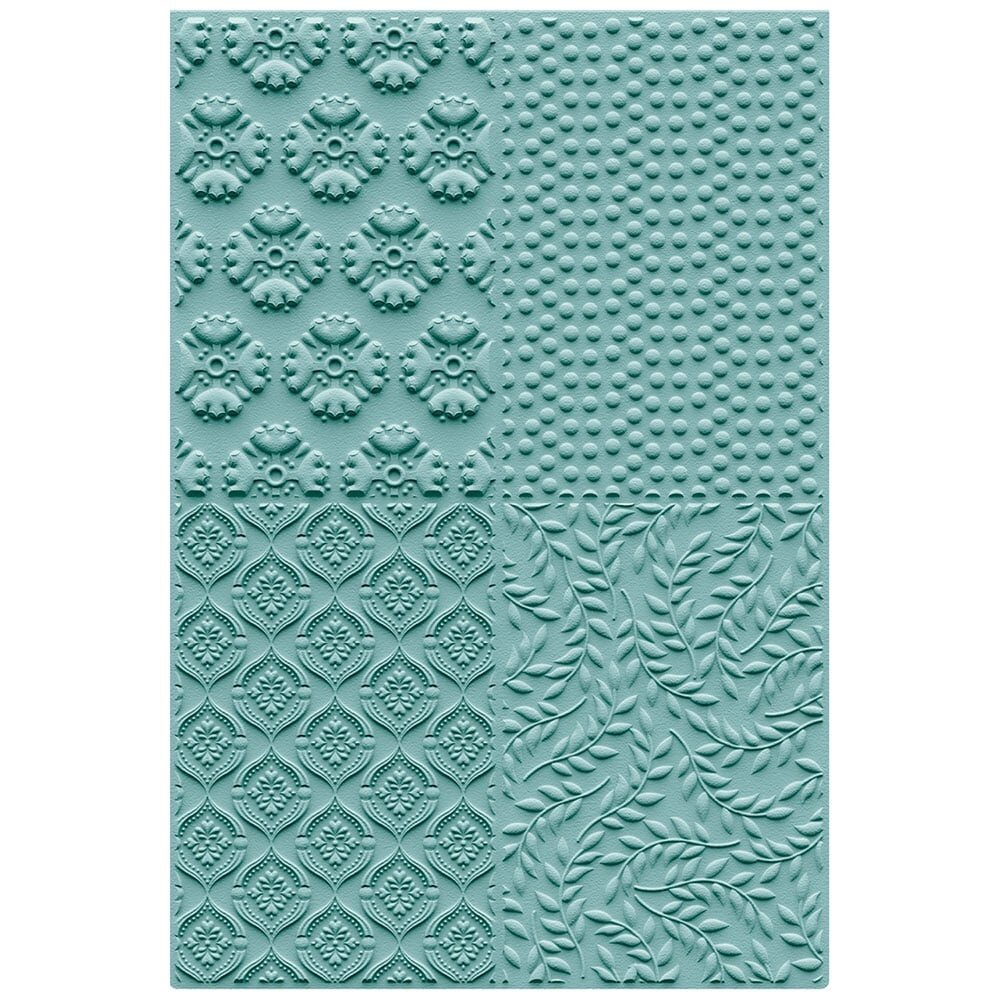 Sizzix 3D Textured Impressions by Catherine Pooler Posh Patterns (666828)