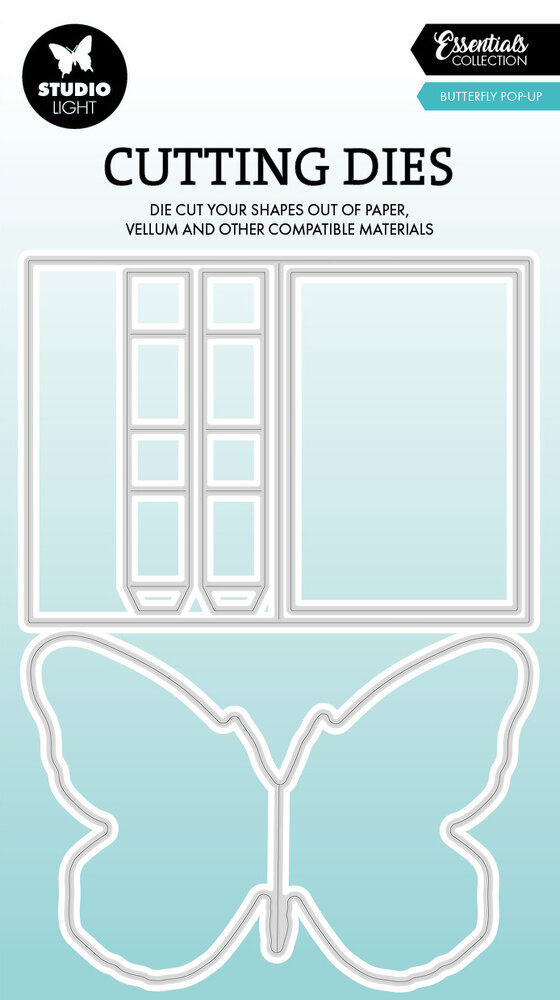 Studio Light Butterfly Pop-Up Essentials Cutting Die (SL-ES-CD973) (DISCONTINUED) Studio Light Butterfly Pop-Up Essentials Cutting Die (SL-ES-CD973) (DISCONTINUED)