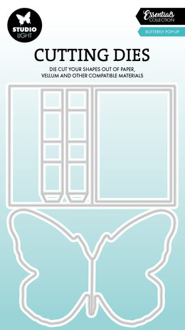 Studio Light Butterfly Pop-Up Essentials Cutting Die (SL-ES-CD973) (DISCONTINUED) Studio Light Butterfly Pop-Up Essentials Cutting Die (SL-ES-CD973) (DISCONTINUED)