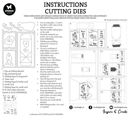 Studio Light Sentiment Pop-Up Essentials Cutting Die (SL-ES-CD974) (DISCONTINUED) Studio Light Sentiment Pop-Up Essentials Cutting Die (SL-ES-CD974) (DISCONTINUED)