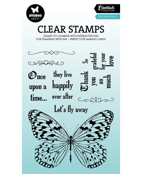 Studio Light Butterfly Pop-Up Essentials Clear Stamp (SL-ES-STAMP803) (DISCONTINUED)