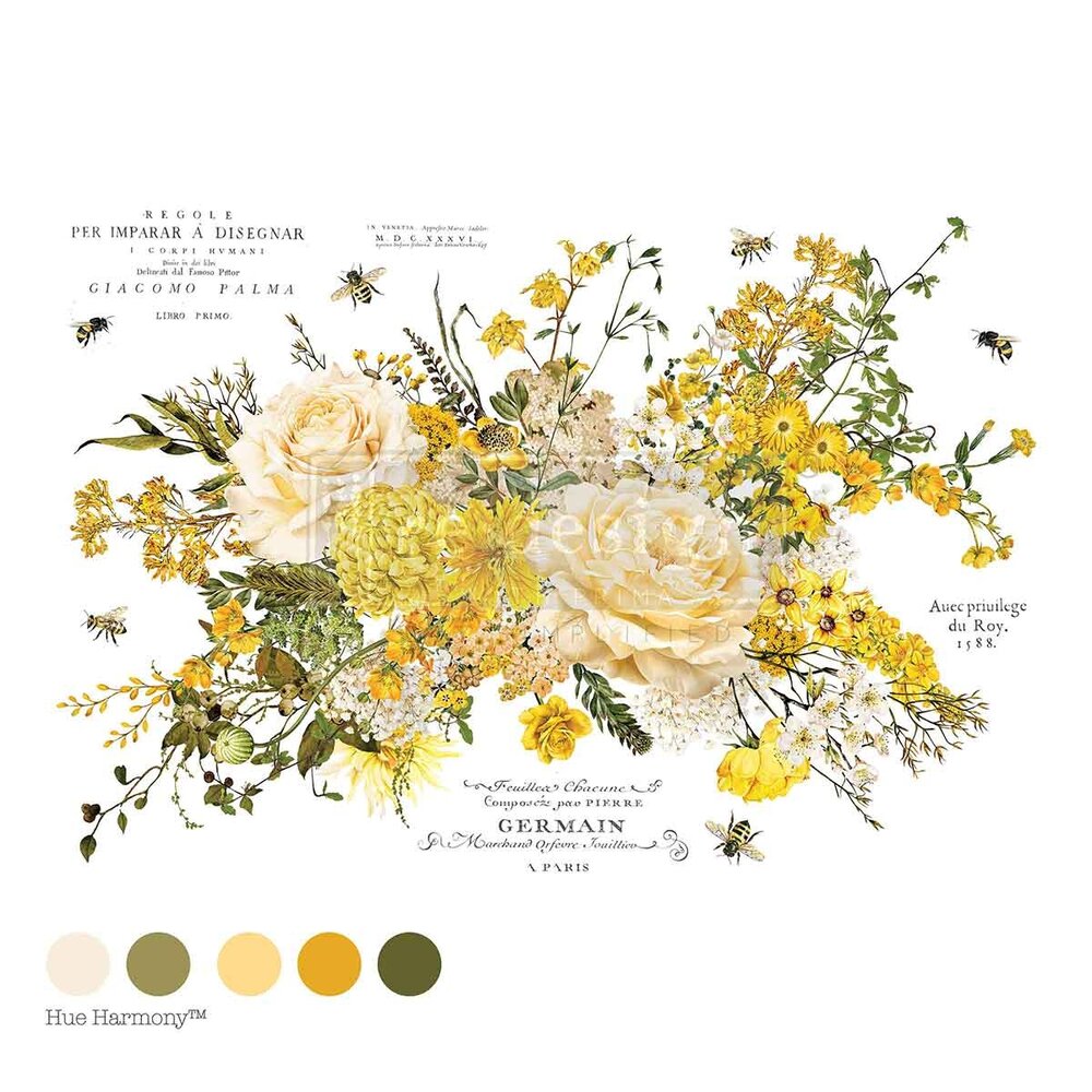 Re-Design with Prima Sunlit Serenade 24x35 Inch Decor Transfers (675820) Re-Design with Prima Sunlit Serenade 24x35 Inch Decor Transfers (675820)