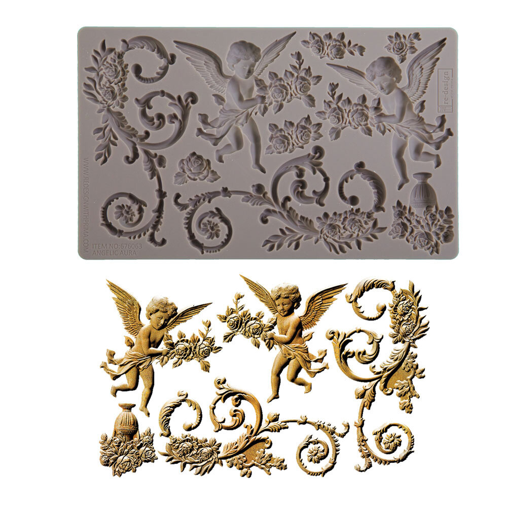 Re-Design with Prima Angelic Aura 5x8 Inch Decor Moulds (676063) Re-Design with Prima Angelic Aura 5x8 Inch Decor Moulds (676063)