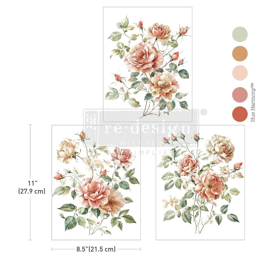 Re-Design with Prima Gentle Symphony 8,5x11 Inch Middy Transfers (3pcs) (676230) Re-Design with Prima Gentle Symphony 8,5x11 Inch Middy Transfers (3pcs) (676230)