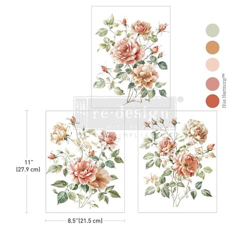 Re-Design with Prima Gentle Symphony 8,5x11 Inch Middy Transfers (3pcs) (676230) Re-Design with Prima Gentle Symphony 8,5x11 Inch Middy Transfers (3pcs) (676230)