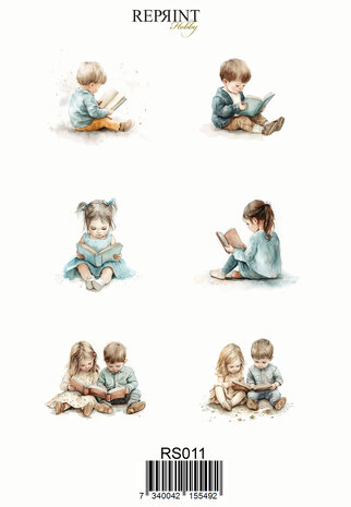 Reprint Children 10x20cm Stickers (RS011)