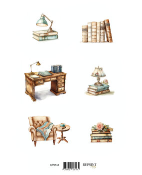 Reprint The Bookshop A4 Cutouts (KPA4108) Reprint The Bookshop A4 Cutouts (KPA4108)