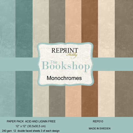 Reprint The Bookshop 12x12 Inch Cardstock (REP010) Reprint The Bookshop 12x12 Inch Cardstock (REP010)