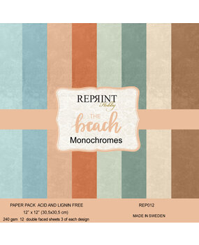Reprint The Beach 12x12 Inch Cardstock (REP012)
