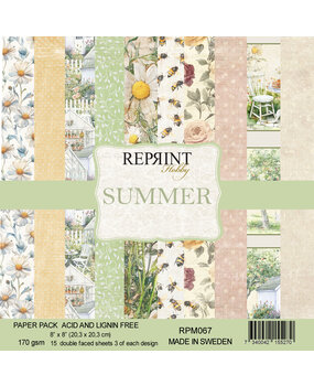 Reprint Summer 8x8 Inch Paper Pack (RPM067) Reprint Summer 8x8 Inch Paper Pack (RPM067)