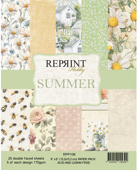 Reprint Summer 6x6 Inch Paper Pack (RPP106) Reprint Summer 6x6 Inch Paper Pack (RPP106)