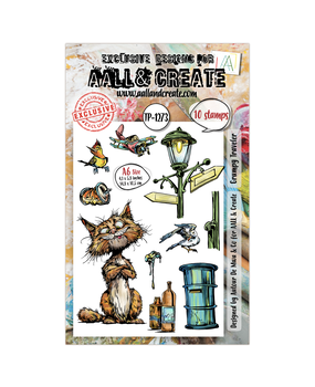 Aall and Create Streetwise Snouts A6 Stamp Set Grumpy Traveler (AALL-TP-1273) Aall and Create Streetwise Snouts A6 Stamp Set Grumpy Traveler (AALL-TP-1273)
