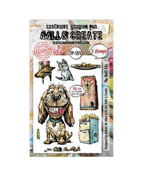 Aall and Create Streetwise Snouts A6 Stamp Set The Ruff Life (AALL-TP-1271)