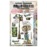 Aall and Create Streetwise Snouts A6 Stamp Set Wacky Woof Tales (AALL-TP-1270)