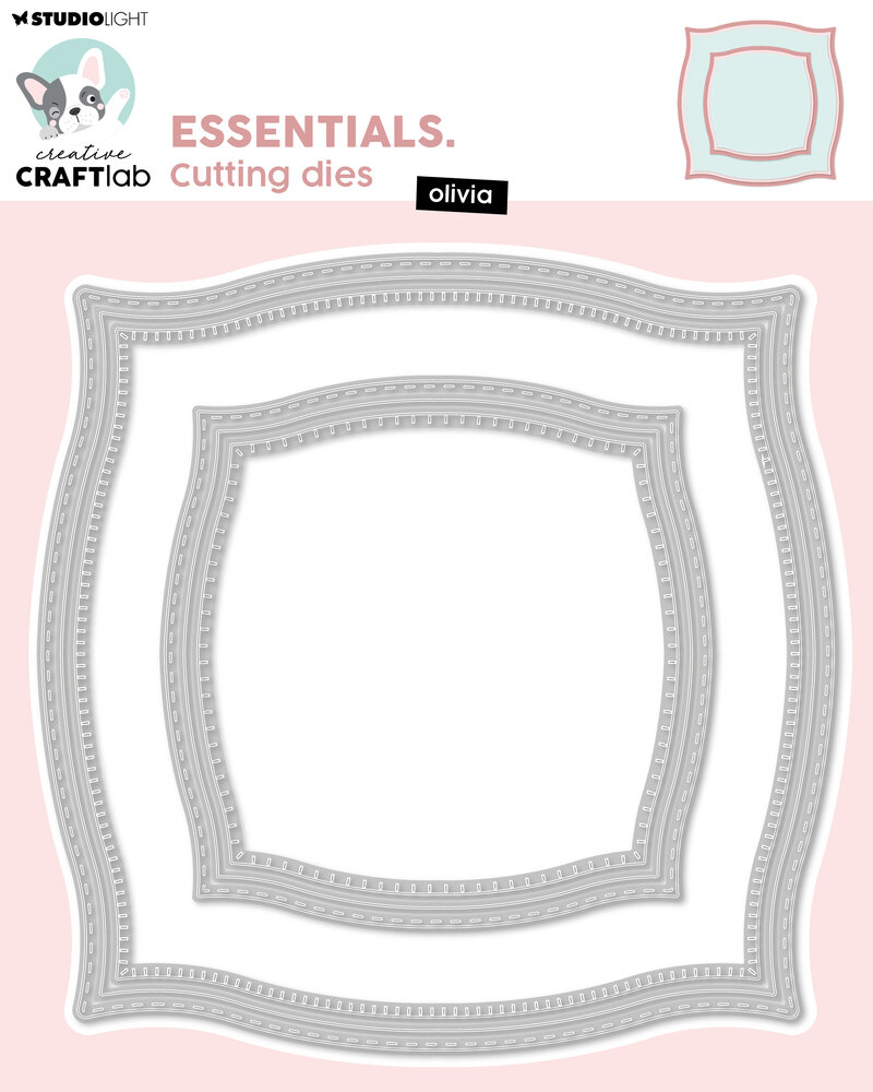 Creative Craftlab Olivia Essentials Cutting Die (CCL-ES-CD1004) (DISCONTINUED) Creative Craftlab Olivia Essentials Cutting Die (CCL-ES-CD1004) (DISCONTINUED)