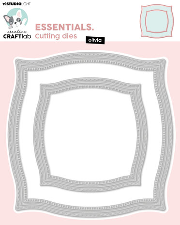 Creative Craftlab Olivia Essentials Cutting Die (CCL-ES-CD1004) (DISCONTINUED) Creative Craftlab Olivia Essentials Cutting Die (CCL-ES-CD1004) (DISCONTINUED)