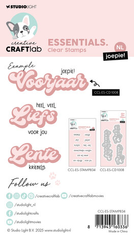 Creative Craftlab Joepie! NL Essentials Clear Stamp (CCL-ES-STAMP834) (DISCONTINUED) Creative Craftlab Joepie! NL Essentials Clear Stamp (CCL-ES-STAMP834) (DISCONTINUED)