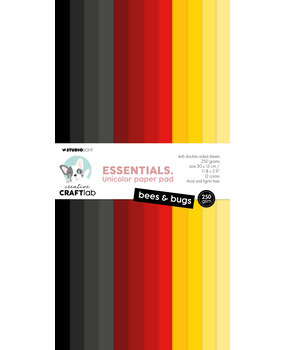 Creative Craftlab Bees & Bugs Essentials Unicolor Paper Pad (CCL-ES-UPP316) (DISCONTINUED)