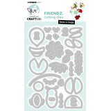 Creative Craftlab Friendz Cutting Die Bees & Bugs (CCL-FR-CD1009) (DISCONTINUED)