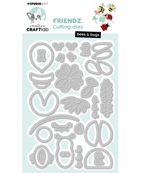 Creative Craftlab Friendz Cutting Die Bees & Bugs (CCL-FR-CD1009) (DISCONTINUED)