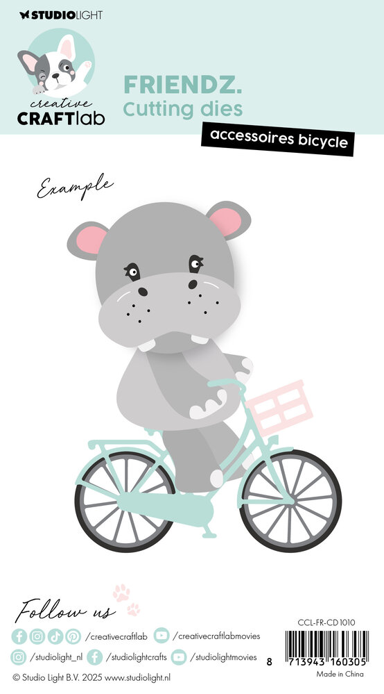 Creative Craftlab Friendz Cutting Die Accessoires Bicycle (CCL-FR-CD1010) (DISCONTINUED) Creative Craftlab Friendz Cutting Die Accessoires Bicycle (CCL-FR-CD1010) (DISCONTINUED)