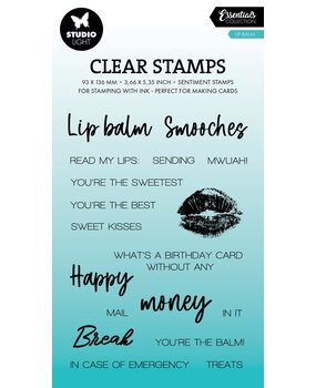 Studio Light Lip Balm Essentials Clear Stamp (SL-ES-STAMP820) (DISCONTINUED)