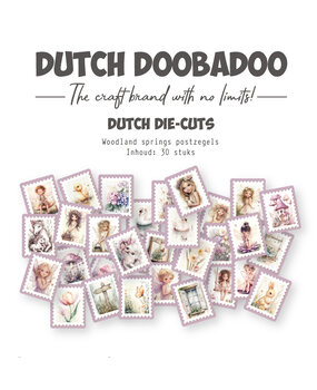 Dutch Doobadoo Woodland Springs Dutch Die-Cuts Spring Poststamps (30pcs) (474.007.062)