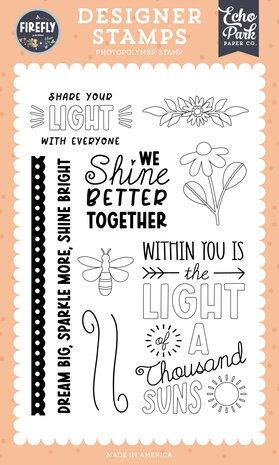 Echo Park Firefly Designer Stamps Thousand Suns (FLY434046)