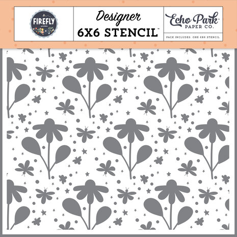 Echo Park Firefly Stencil Fireflies And Flowers (FLY434036) Echo Park Firefly Stencil Fireflies And Flowers (FLY434036)