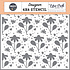 Firefly Stencil Fireflies And Flowers (FLY434036)