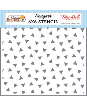 Echo Park Summer Break Stencil Triangle Toss (SBR426033)
