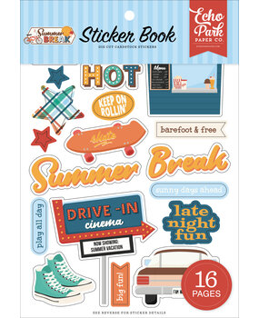 Echo Park Summer Break Sticker Book (SBR426029)