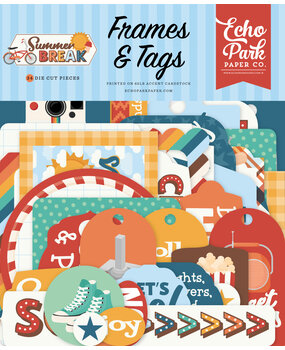 Echo Park Summer Break Frames & Tags (SBR426025)