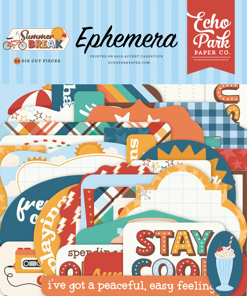 Echo Park Summer Break Ephemera (SBR426024) Echo Park Summer Break Ephemera (SBR426024)