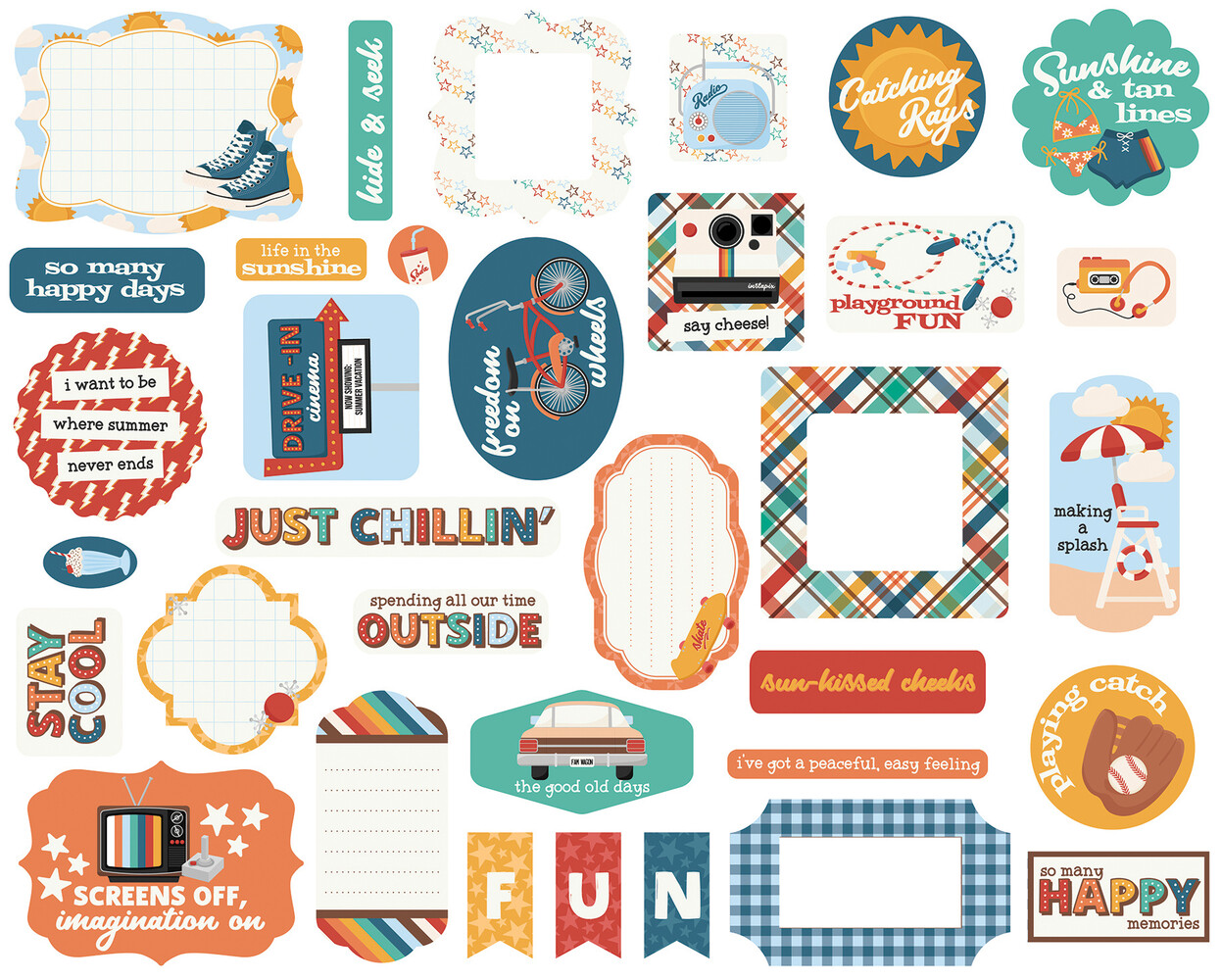 Echo Park Summer Break Ephemera (SBR426024) Echo Park Summer Break Ephemera (SBR426024)
