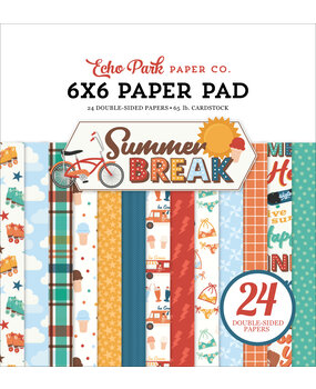 Echo Park Summer Break 6x6 Inch Paper Pad (SBR426023)