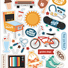Echo Park Summer Break Chipboard Accents (SBR426021)