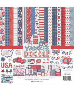 Echo Park Yankee Doodle 12x12 Inch Collection Kit (YD435016) Echo Park Yankee Doodle 12x12 Inch Collection Kit (YD435016)