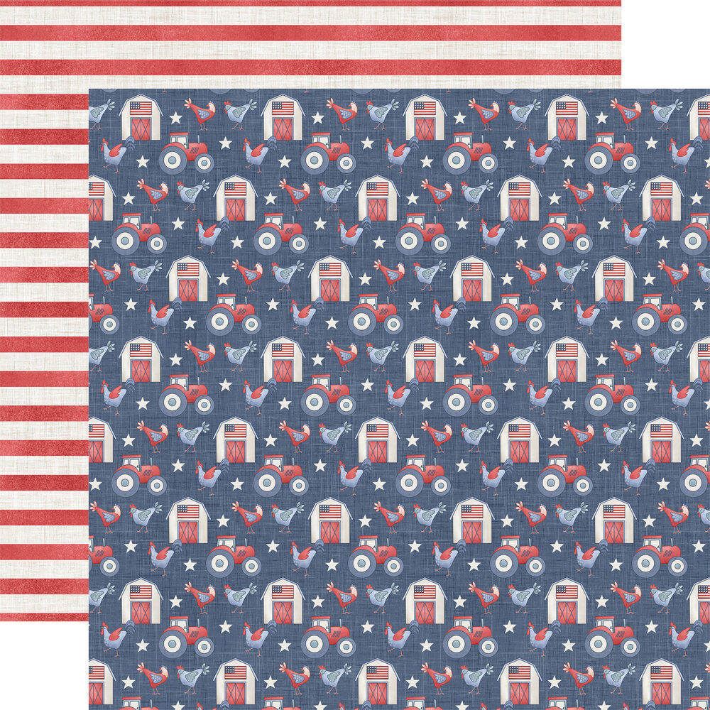 Echo Park Yankee Doodle 12x12 Inch Collection Kit (YD435016) Echo Park Yankee Doodle 12x12 Inch Collection Kit (YD435016)